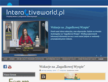 Tablet Screenshot of interactiveworld.pl